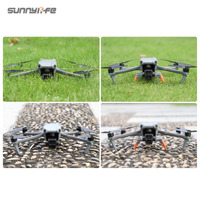 Sunnylife DJI Air 3S / Air 3 Extended Landing Gear - Orange / Grey