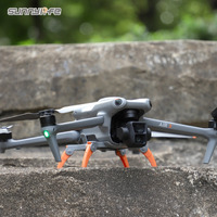 Sunnylife DJI Air 3S / Air 3 Extended Landing Gear - Orange / Grey