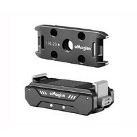 Aluminum Alloy Magnetic Quick-Release Mount for GoPro HERO 12 / 11 / 11 Mini / 10 / 9