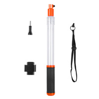 TELESIN Floating Translucent Waterproof Selfie Stick for Action Camera