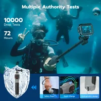 TELESIN GoPro Underwater Remote Control Selfie Stick