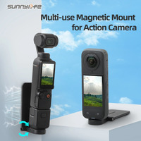 Sunnylife Adjustable Magnetic Mount Tabletop Base Bracket for Insta360 X4/ Pocket 3/GO 3S