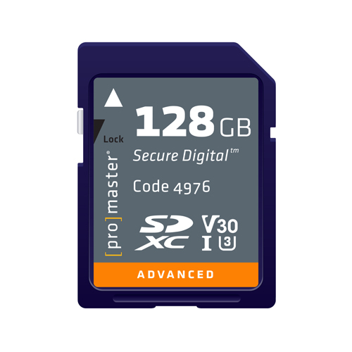 PM SDXC 128GB Advanced UHS-I V30 Memory Card