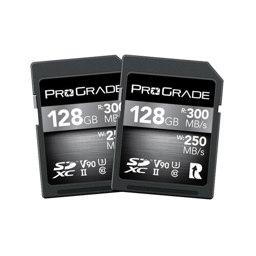 ProGrade Digital SDXC UHS-II V90 Memory Card (Cobalt) Twin Pack