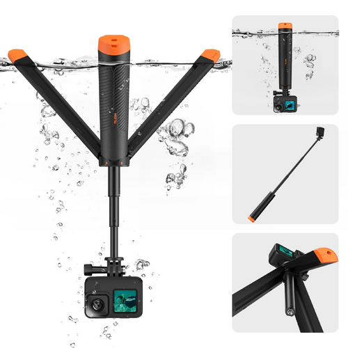 TELESIN Floating Tripod Selfie Stick